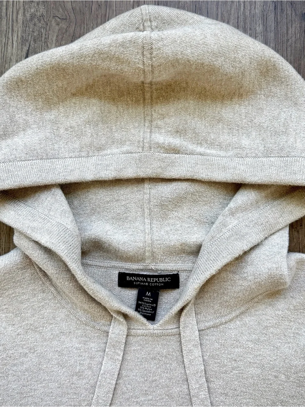 Banana Republic Supima Hoodie Jogger Set M Tan 664121 663645